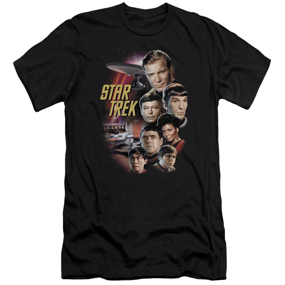 Star Trek Original The Classic Crew Adult Premium Cotton T-Shirt