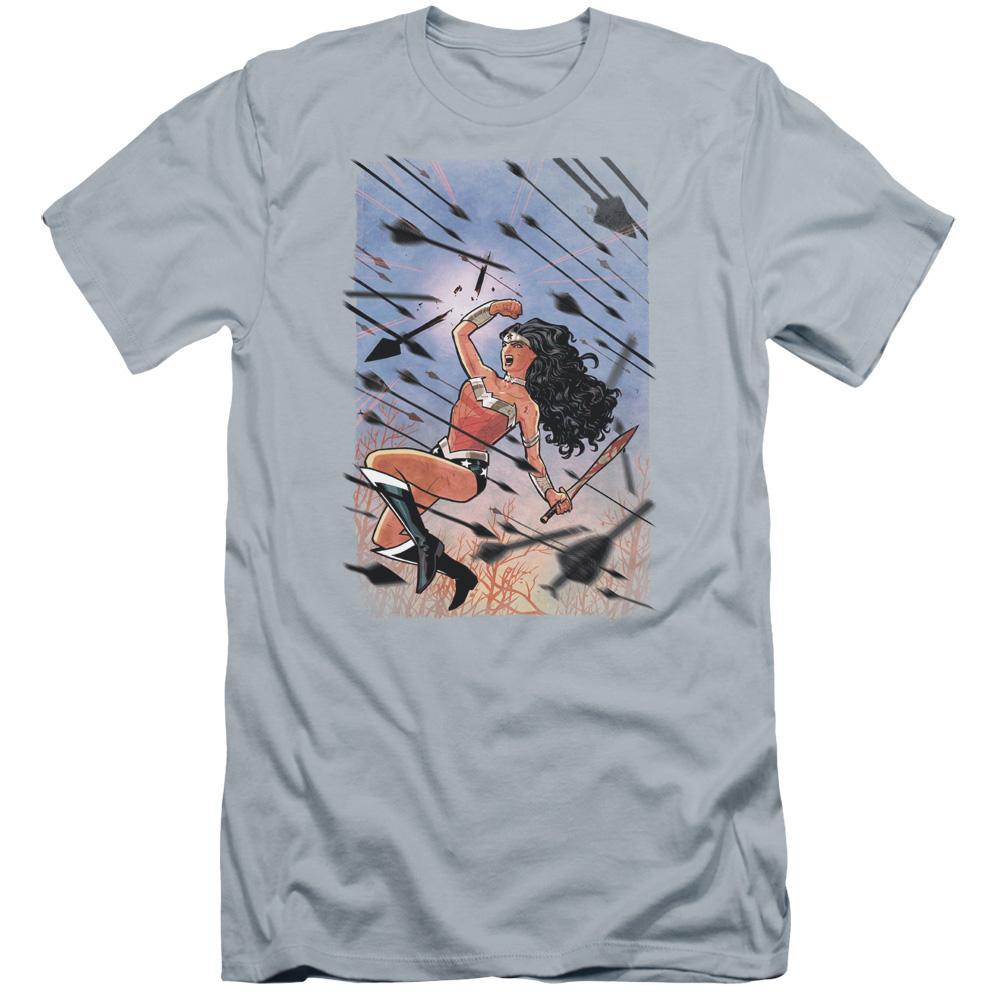 Justice League America Wonder Woman #1 Adult Premium Cotton T-Shirt