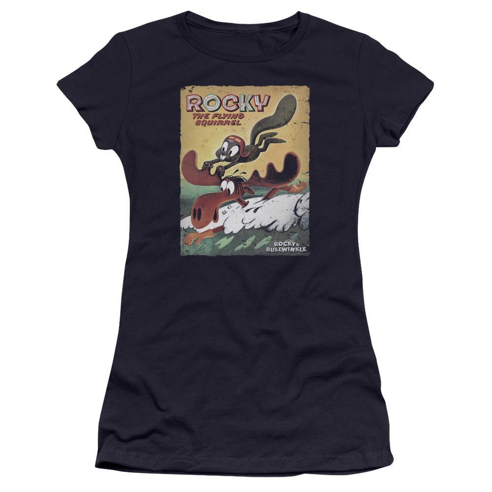 Rocky & Bullwinkle Vintage Premium Bella Junior T-Shirt