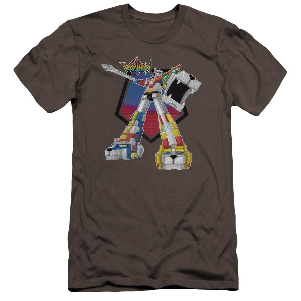 Voltron Blazing Sword Adult Premium Cotton T-Shirt