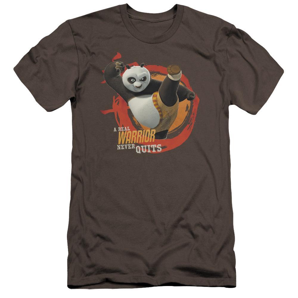 Kung Fu Panda Real Warrior Po Adult Premium Cotton T-Shirt