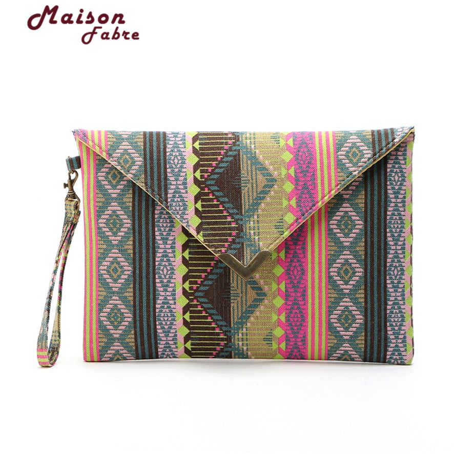 Handmade Canvas Wristlet